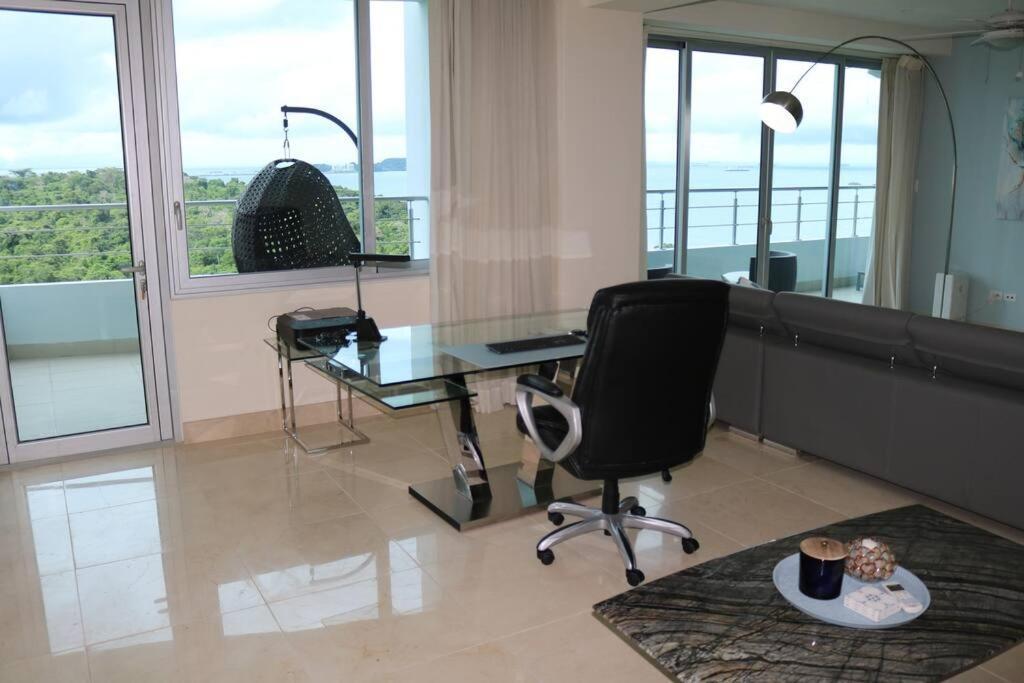 18G Luxury Oceanview With Roof Top Pool Apartment Arraijan Luaran gambar